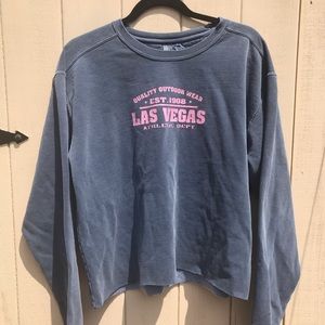 Vintage Las Vegas Cropped Crew Neck